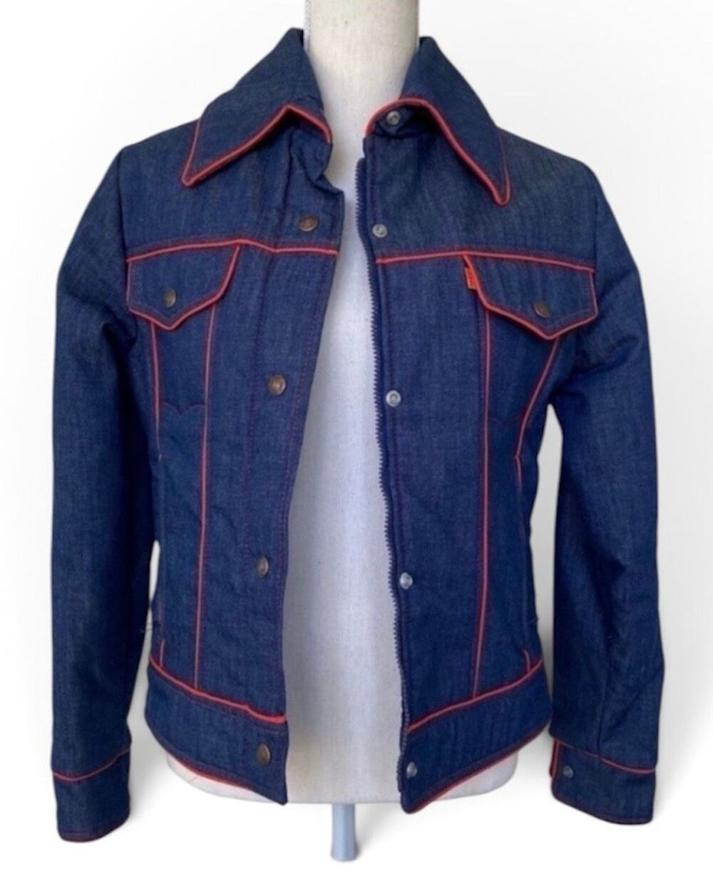 Vintage Levi’s Orange Tab Denim Ski Jacket 12 L